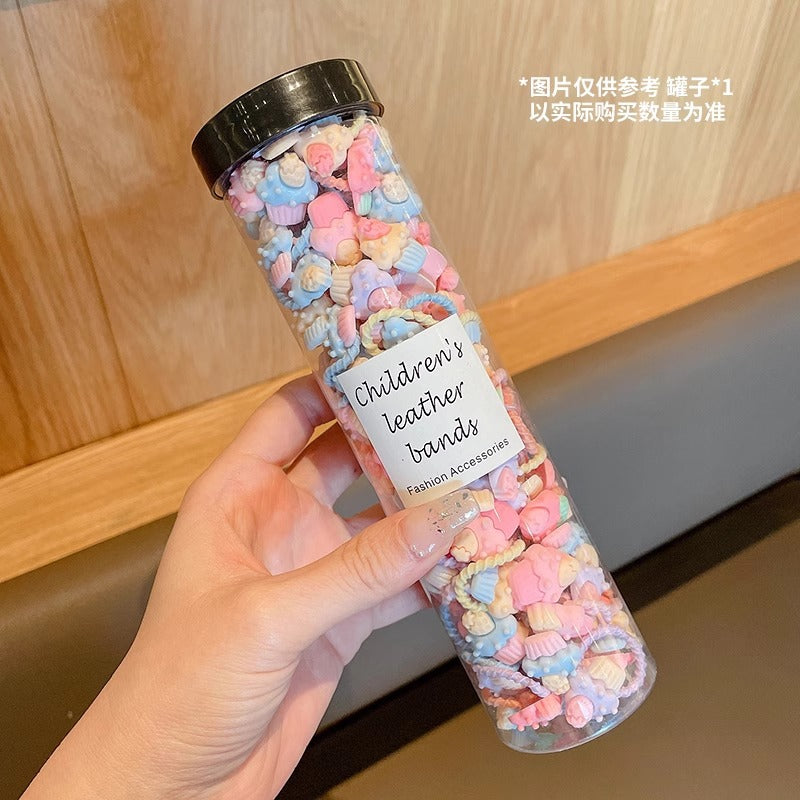 Kids Elastic Band Cute Gentle on Hair Headband Elastic Band Hair Tie