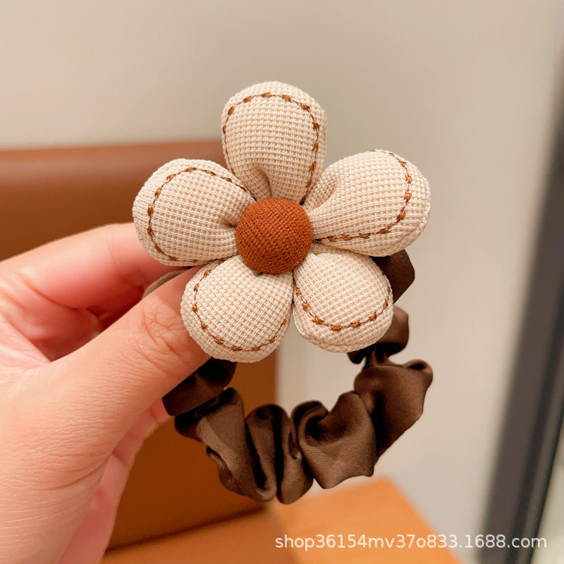 Kids Flower Headband 2025 Girl Hair Tie Gentle on Hair Elastic Band