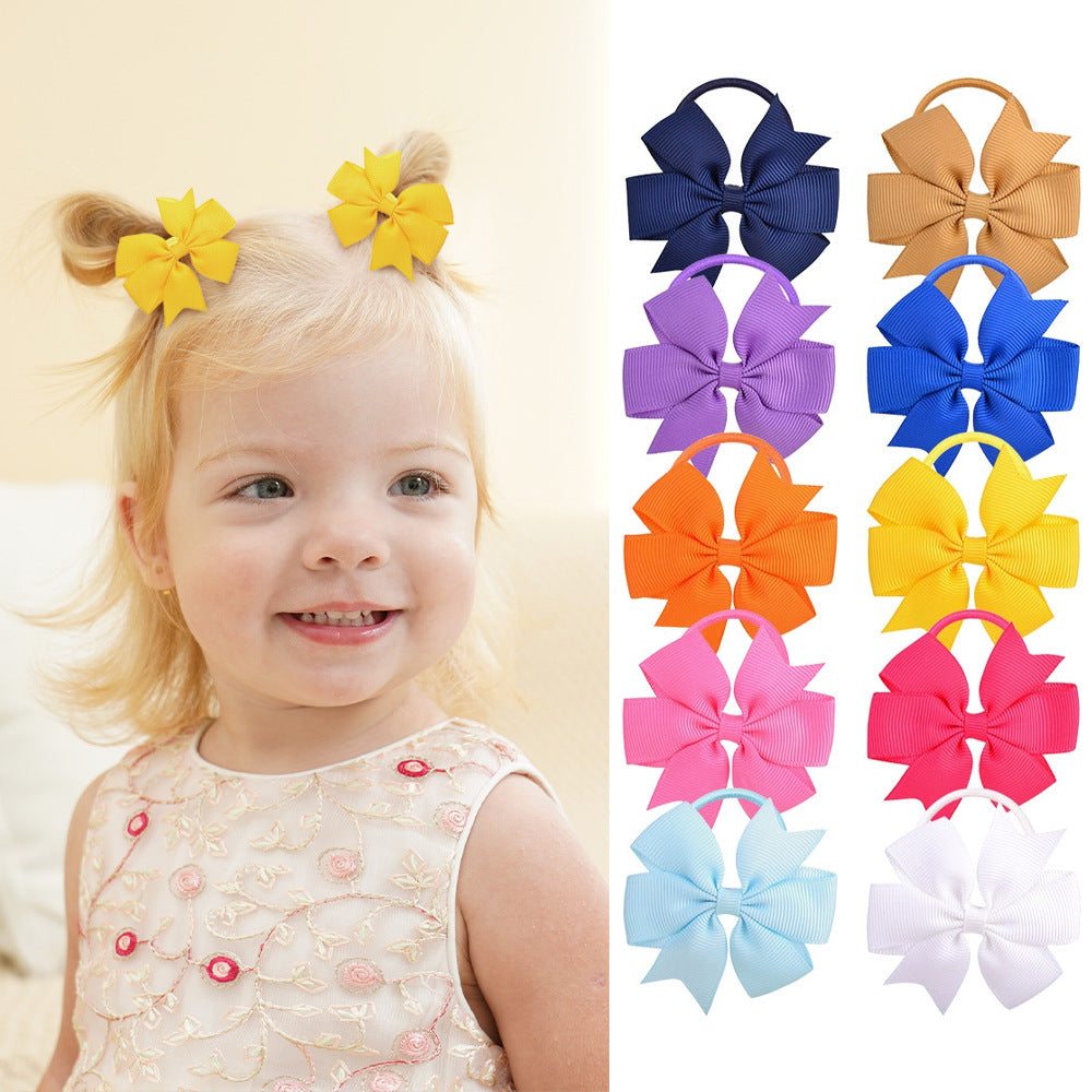 Kids Hair Accessory Bow Elastic Band Hair Tie 20V Hair Tie 2094