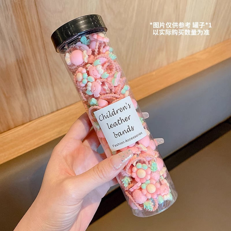 Kids Elastic Band Cute Gentle on Hair Headband Elastic Band Hair Tie