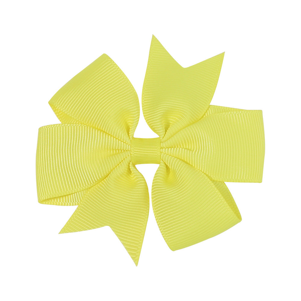 Handmade V Bow Hair Clip Hair Accessory Kids Head Accessory 564