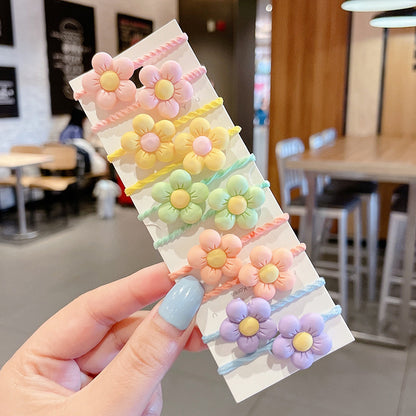 Kids Elastic Band Cute Gentle on Hair Headband Elastic Band Hair Tie