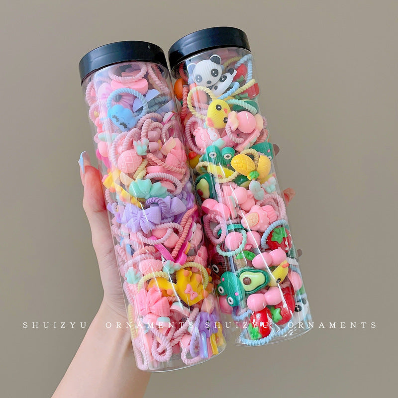 Kids Elastic Band Cute Gentle on Hair Headband Elastic Band Hair Tie