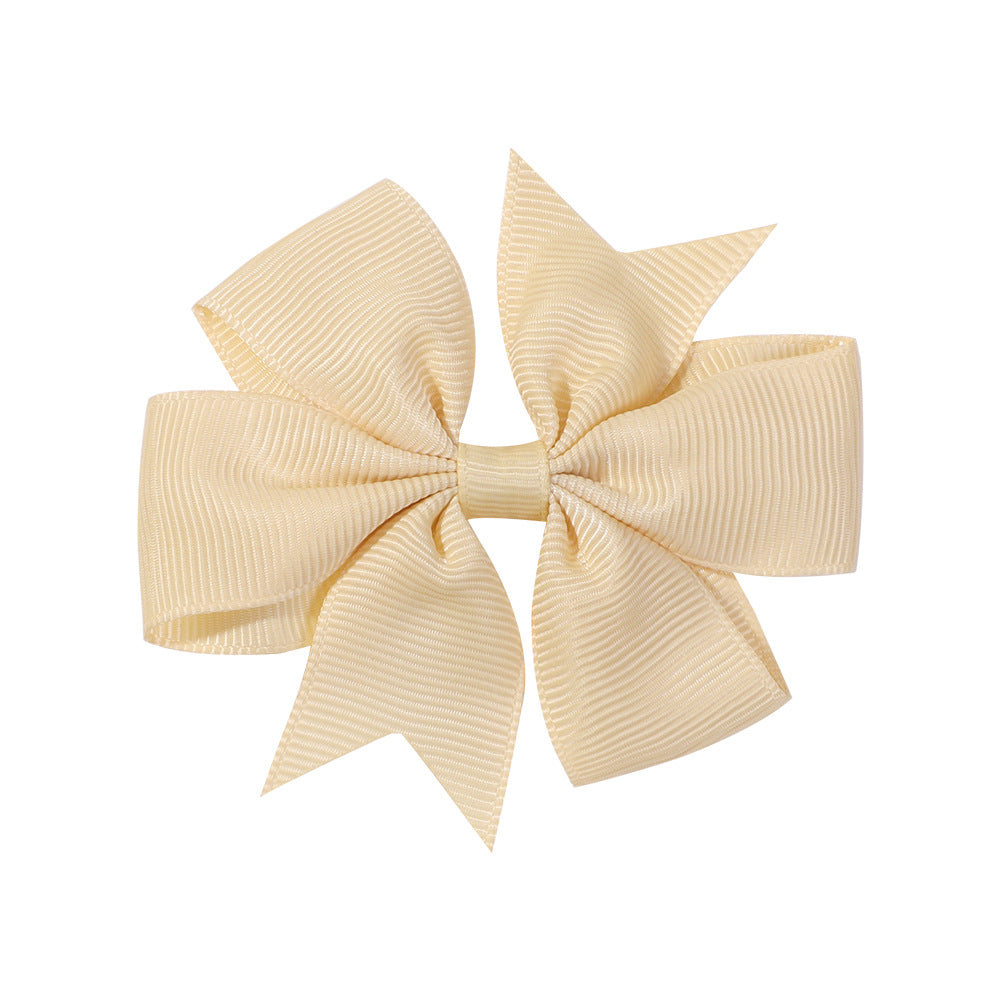 Handmade V Bow Hair Clip Hair Accessory Kids Head Accessory 564