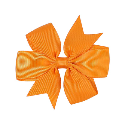 Handmade V Bow Hair Clip Hair Accessory Kids Head Accessory 564