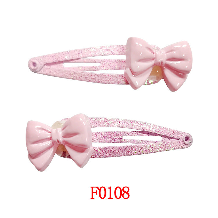 Kids Hair Accessory Cute Cartoon Flyaway Hair Clip Gentle on Hair BB Side Clip