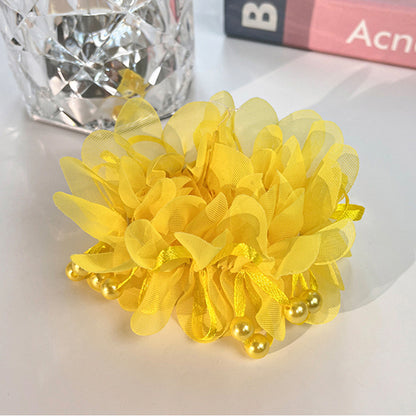 Kids Hair Accessory Cute Girl Hair Tie Flower Headband Elastic Band