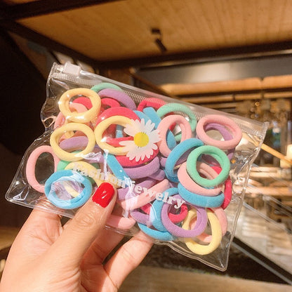 Kids Elastic Band Hair Tie Headband Gentle on Hair Hair Tie Girl Hair Accessory Flyaway Hair Head Accessory