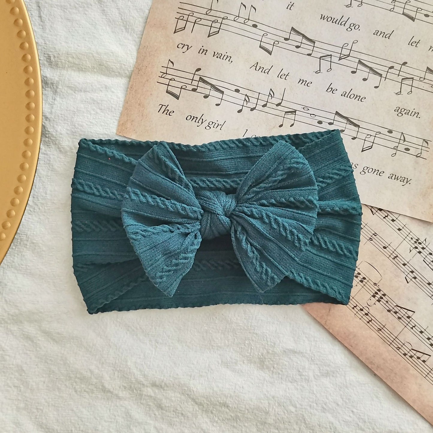 Elastic Nylon Hair Band Bow Baby Head Accessory Hair Accessory