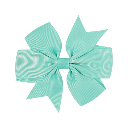 Handmade V Bow Hair Clip Hair Accessory Kids Head Accessory 564