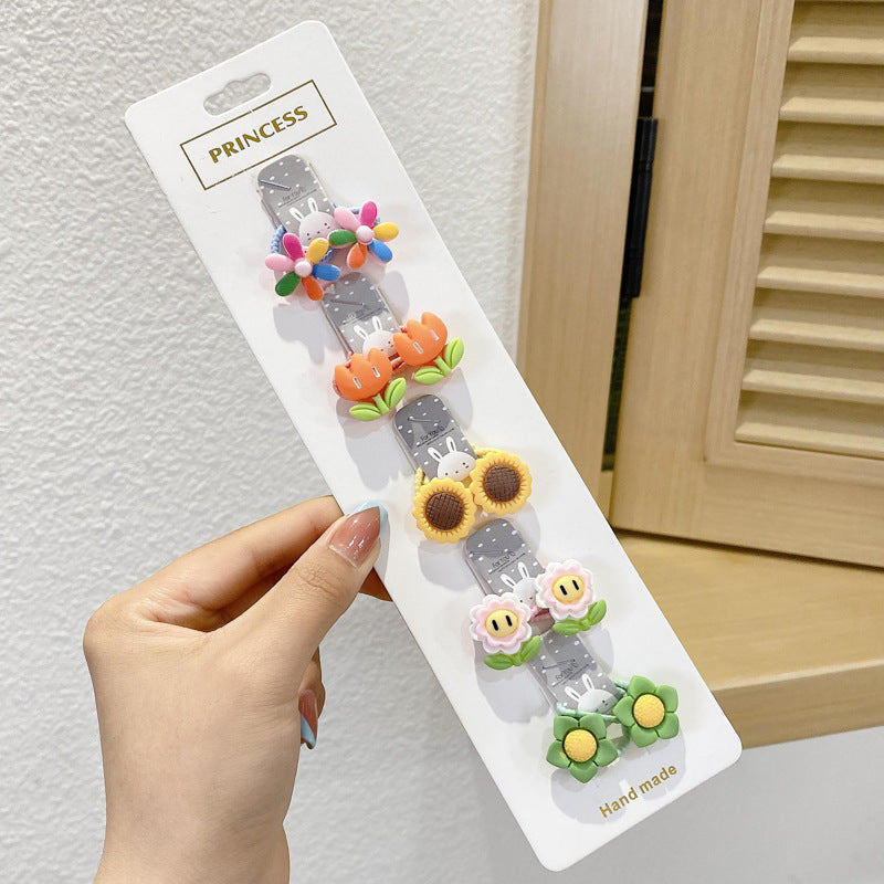 Kids Elastic Band Cute Gentle on Hair Headband Elastic Band Hair Tie