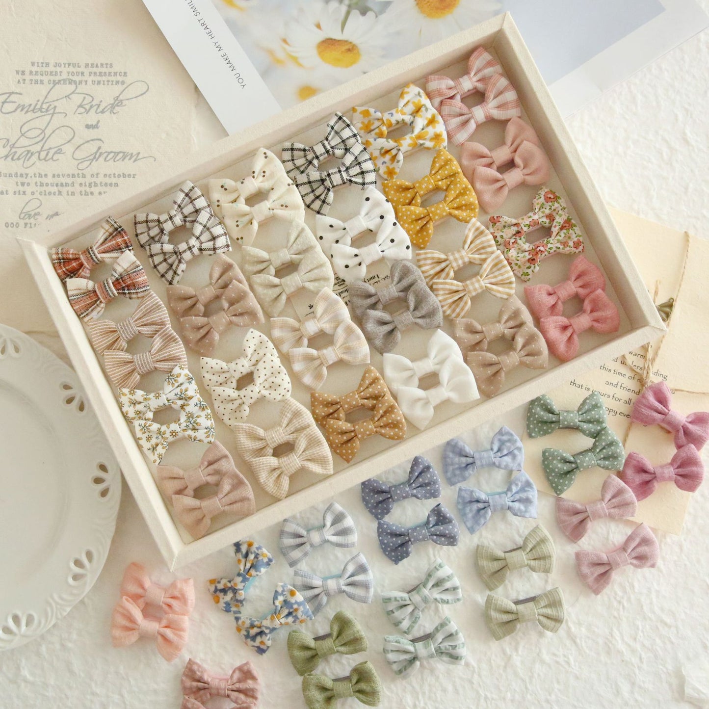 A172 Kids Head Accessory Hair Accessory INS Bow Hair Clip 1