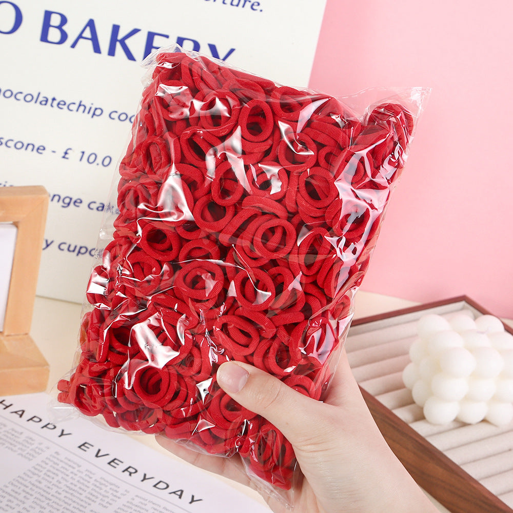 Kids Elastic Band Gentle on Hair Hair Tie Elastic Band Headband Towel Ring Hair Tie Head Accessory