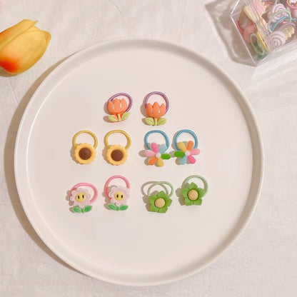 Kids Elastic Band Cute Gentle on Hair Headband Elastic Band Hair Tie