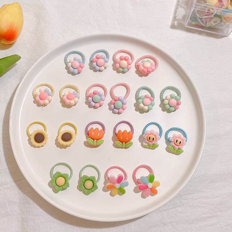 Kids Elastic Band Cute Gentle on Hair Headband Elastic Band Hair Tie