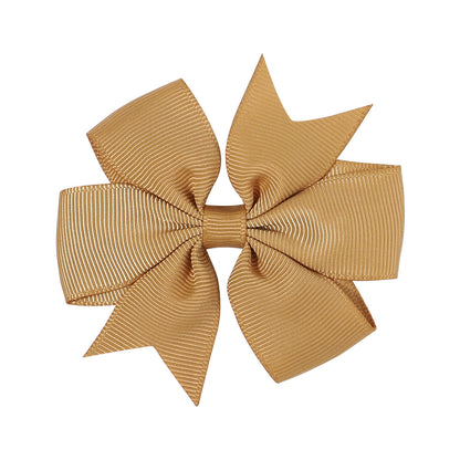 Handmade V Bow Hair Clip Hair Accessory Kids Head Accessory 564