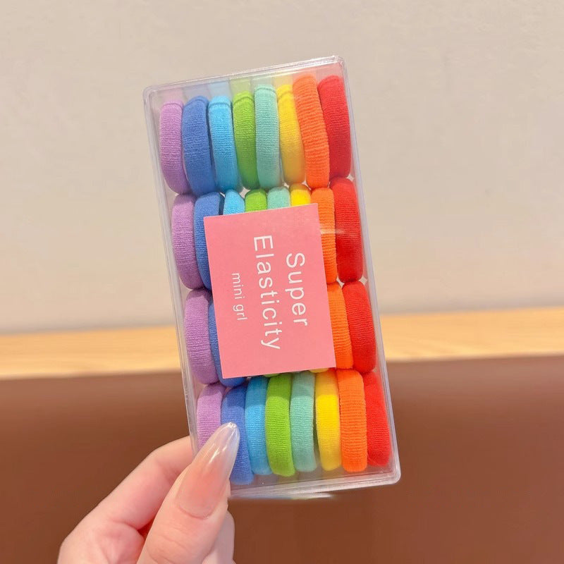 Kids Elastic Band Cute Gentle on Hair Headband Elastic Band Hair Tie