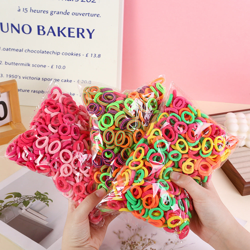 Kids Elastic Band Gentle on Hair Hair Tie Elastic Band Headband Towel Ring Hair Tie Head Accessory