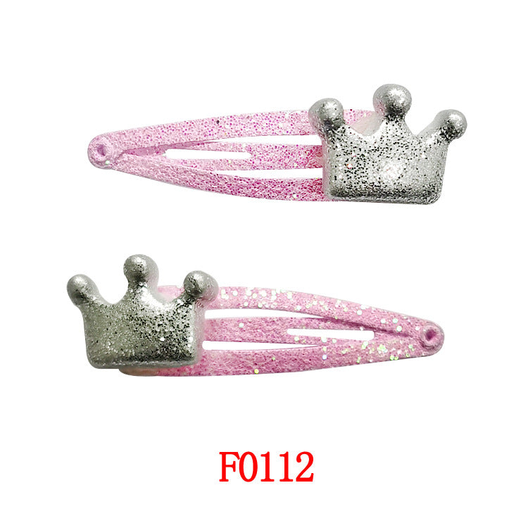 Kids Hair Accessory Cute Cartoon Flyaway Hair Clip Gentle on Hair BB Side Clip