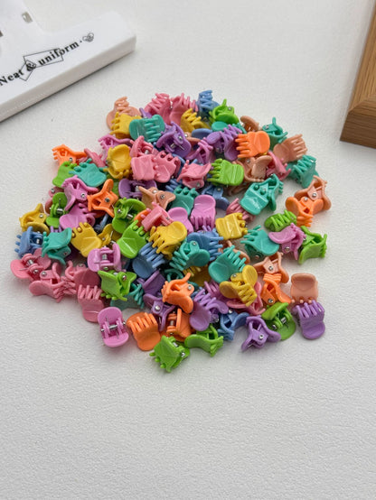 Colorful Kids Hairpin Clip Head Accessory Flyaway Hair Hair Clip Girl Bangs Braiding Mini Hair Clip Hair Accessory