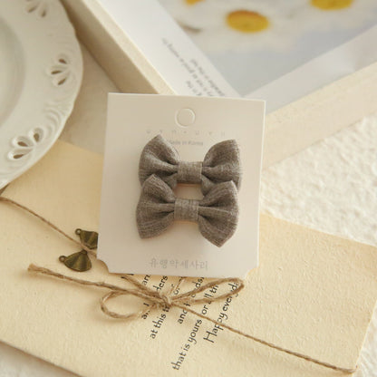 A172 Kids Head Accessory Hair Accessory INS Bow Hair Clip 1