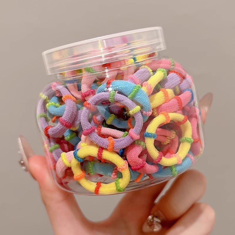 Kids Elastic Band Cute Gentle on Hair Headband Elastic Band Hair Tie