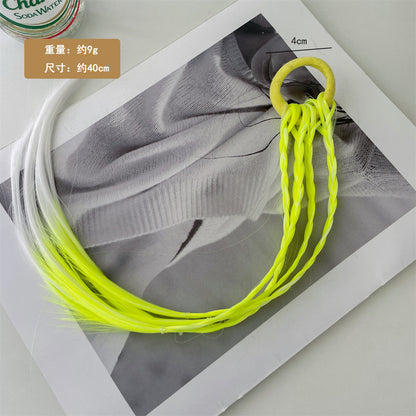 Head Accessory Kids Hair Accessory Colorful Braiding Hair Tie