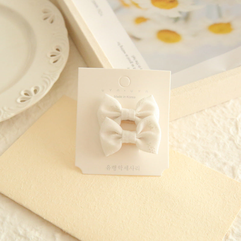 A172 Kids Head Accessory Hair Accessory INS Bow Hair Clip 1