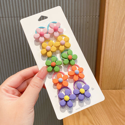 Kids Elastic Band Cute Gentle on Hair Headband Elastic Band Hair Tie