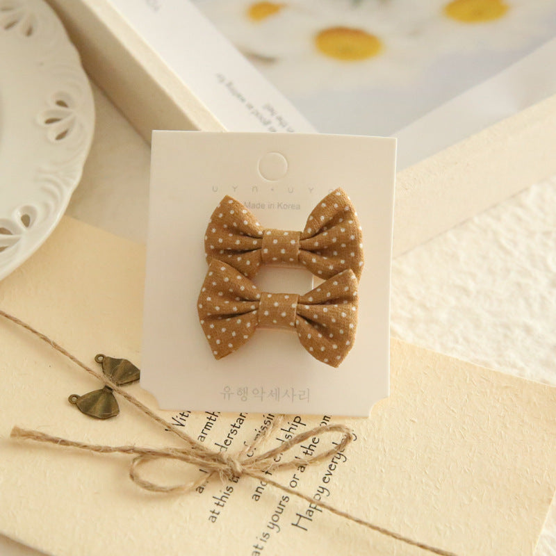 A172 Kids Head Accessory Hair Accessory INS Bow Hair Clip 1