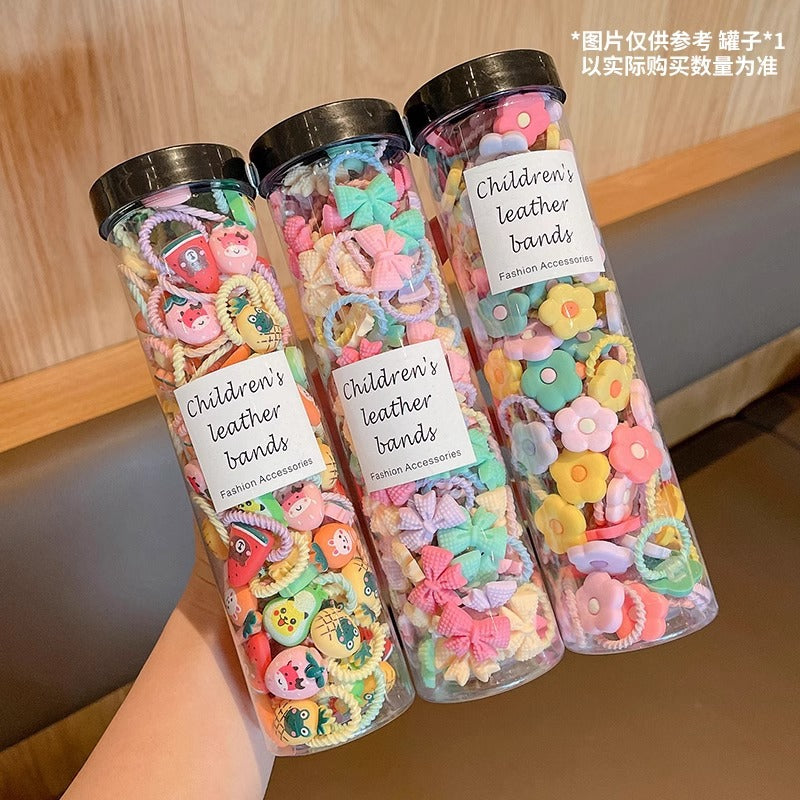 Kids Elastic Band Cute Gentle on Hair Headband Elastic Band Hair Tie