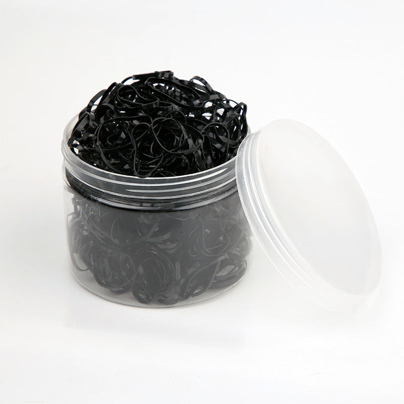 Black Elastic Band High Elasticity Elastic Band Headband Hair Tie