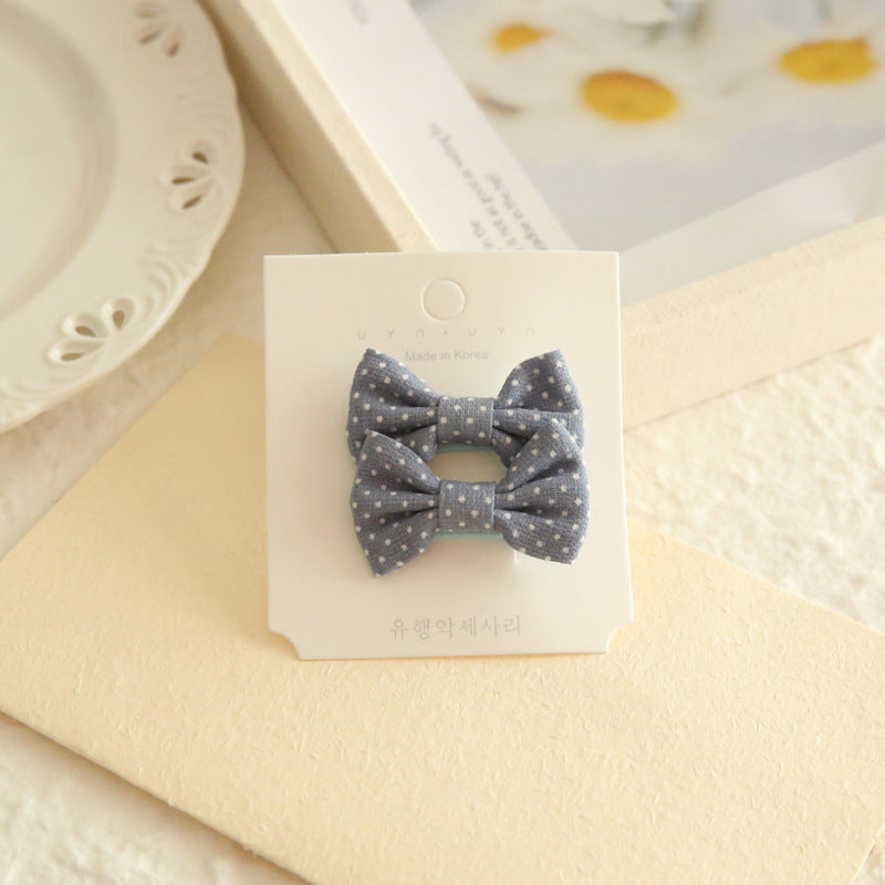 A172 Kids Head Accessory Hair Accessory INS Bow Hair Clip 1