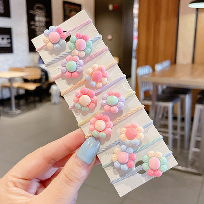 Kids Elastic Band Cute Gentle on Hair Headband Elastic Band Hair Tie