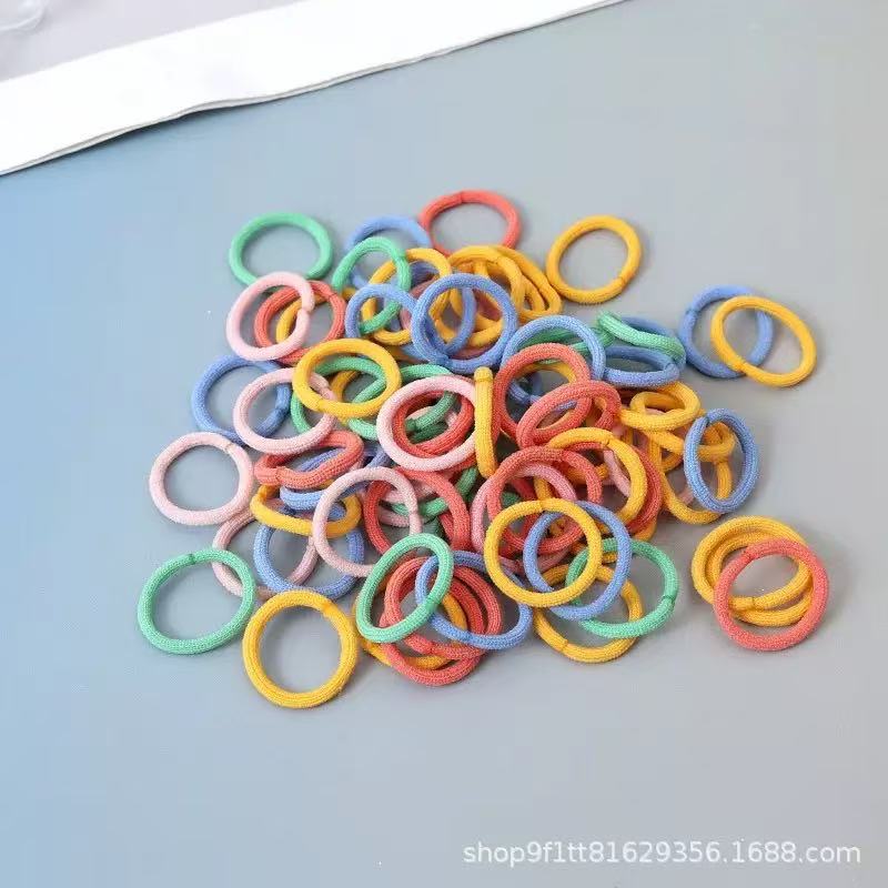 Colorful Elastic Band High Elasticity Gentle on Hair Hair Tie Kids Headband Small Elastic Band