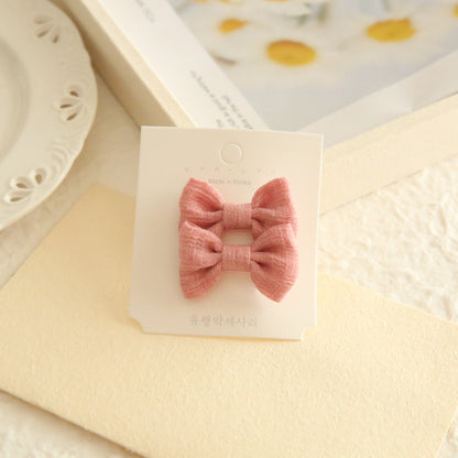 A172 Kids Head Accessory Hair Accessory INS Bow Hair Clip 1