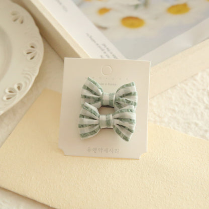 A172 Kids Head Accessory Hair Accessory INS Bow Hair Clip 1