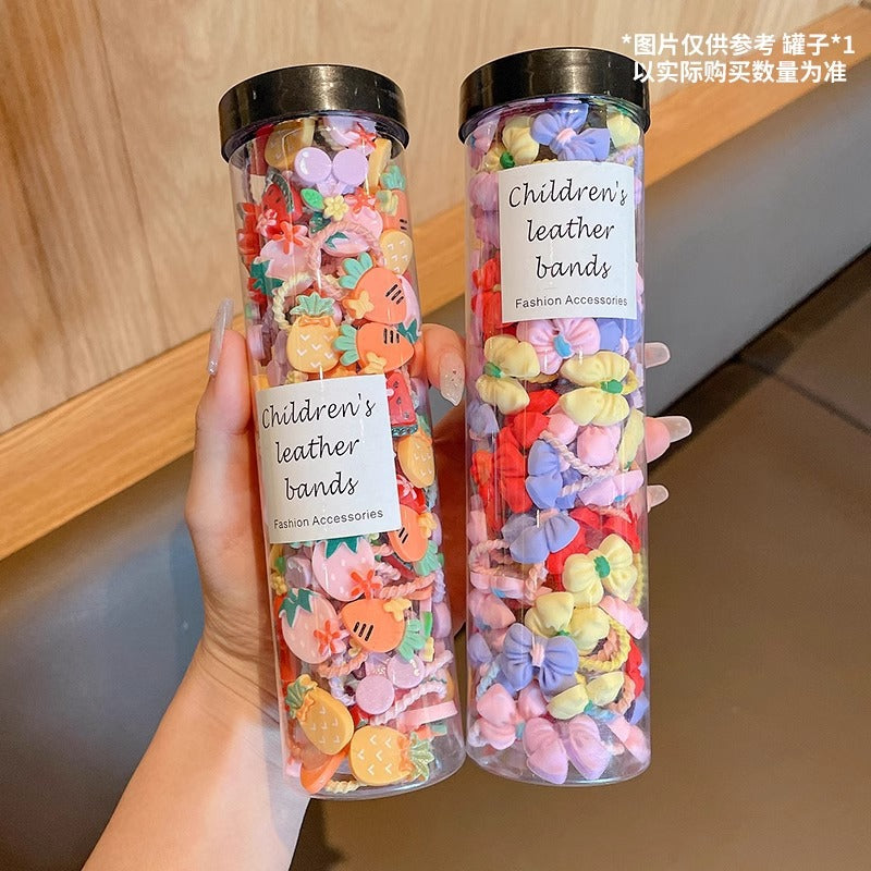 Kids Elastic Band Cute Gentle on Hair Headband Elastic Band Hair Tie