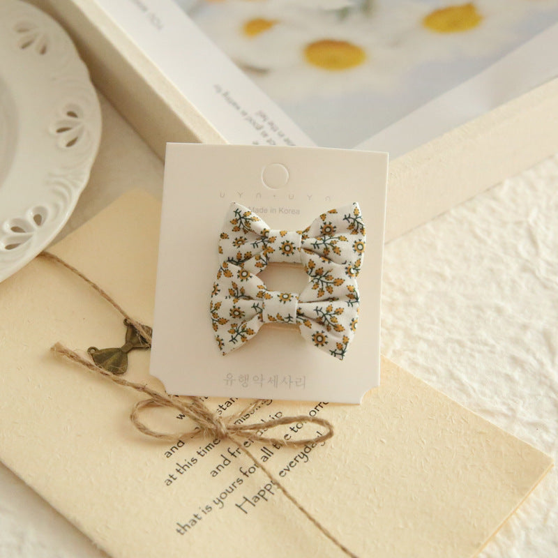 A172 Kids Head Accessory Hair Accessory INS Bow Hair Clip 1