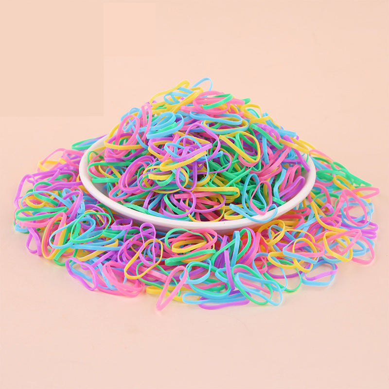 Black Elastic Band High Elasticity Elastic Band Headband Hair Tie