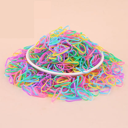 Black Elastic Band High Elasticity Elastic Band Headband Hair Tie