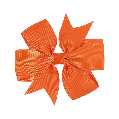 Handmade V Bow Hair Clip Hair Accessory Kids Head Accessory 564