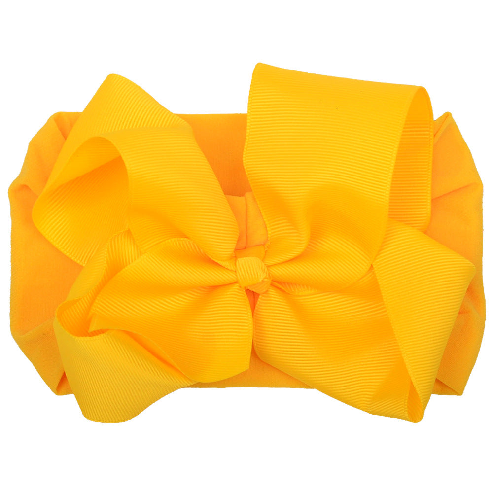 6inch Baby Elastic Hair Band Hair Accessory Minimalist Kids Bow Nylon Headband