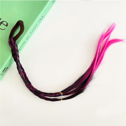 Head Accessory Kids Hair Accessory Colorful Braiding Hair Tie