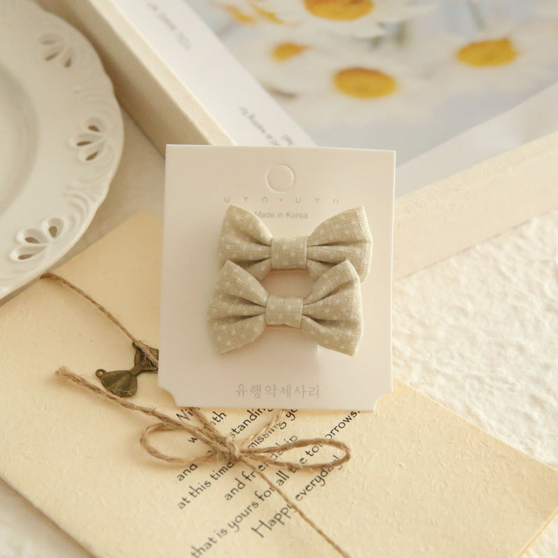 A172 Kids Head Accessory Hair Accessory INS Bow Hair Clip 1