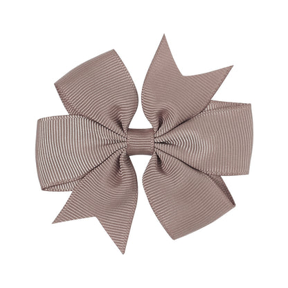 Handmade V Bow Hair Clip Hair Accessory Kids Head Accessory 564