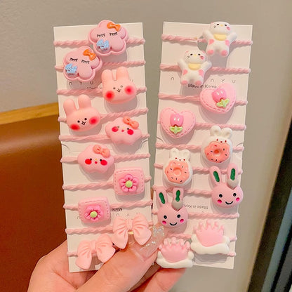 Kids Elastic Band Cute Gentle on Hair Headband Elastic Band Hair Tie