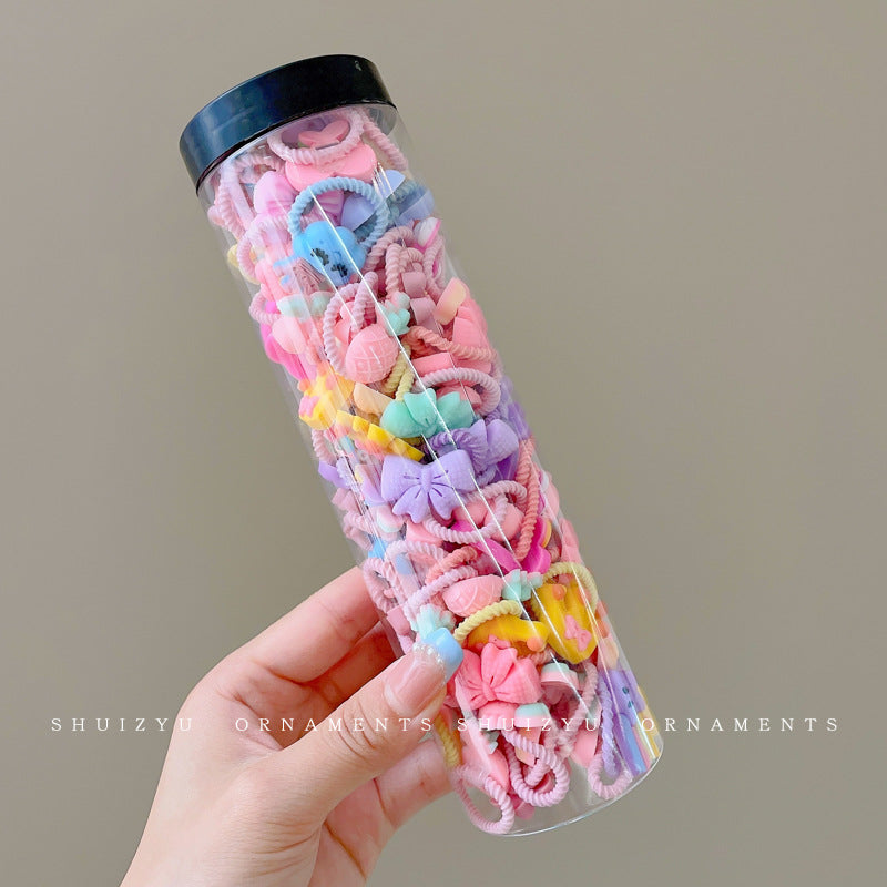 Kids Elastic Band Cute Gentle on Hair Headband Elastic Band Hair Tie