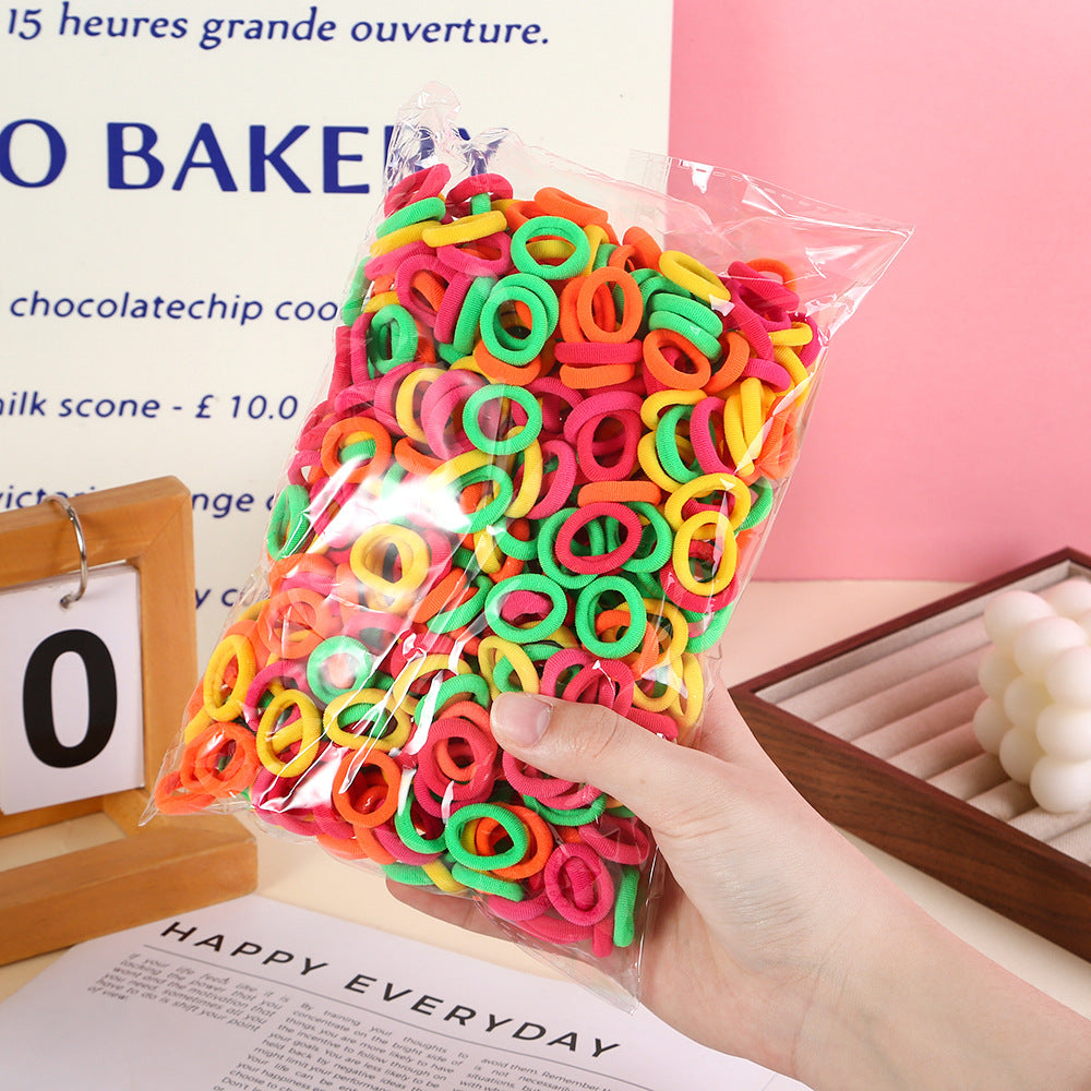 Kids Elastic Band Gentle on Hair Hair Tie Elastic Band Headband Towel Ring Hair Tie Head Accessory