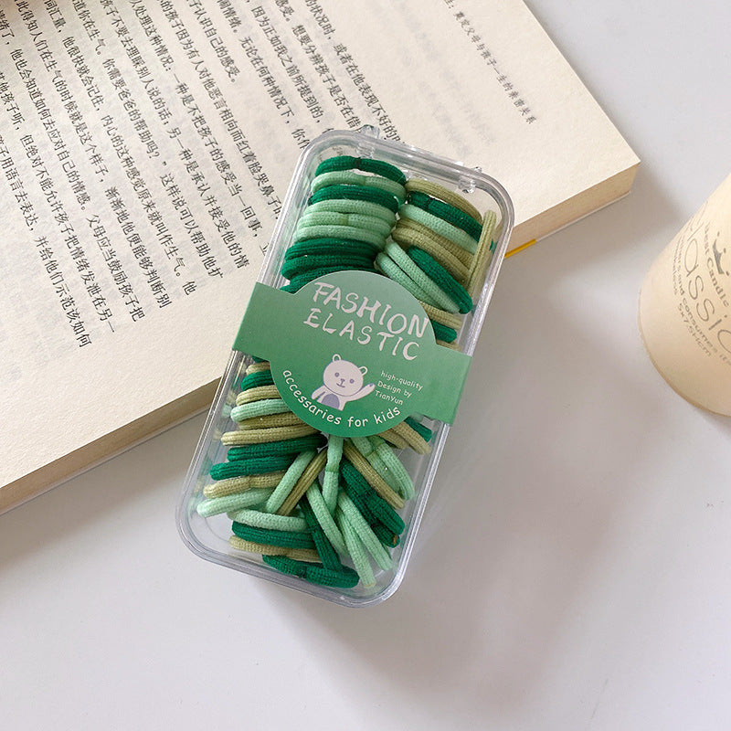 Colorful Elastic Band High Elasticity Gentle on Hair Hair Tie Kids Headband Small Elastic Band